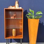 Vintage Planten Zuil, Plantenbak, Houten Planten Standaard thumbnail 3