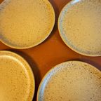 Set Of 6 Grès Light And Speckled * Village Stoneware Dinner Plates thumbnail 3