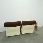 Space Age Fauteuil Bruin Met Kunststof thumbnail 4