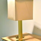 Carl Springer Style Brass Table Lamp thumbnail 9