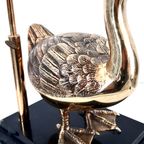 Nk32 – Hollywood Regency Table Lamp Duck thumbnail 4