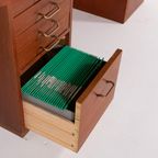 1960’s Danish Mid-century Modern Teak Desk From Frode Holm thumbnail 7