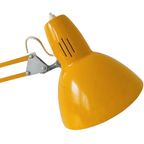 Vintage Schaarlamp Okergeel Met Standaard 1960’s thumbnail 3