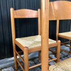 6 Vintage Eetkamerstoelen thumbnail 9