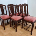 Vintage Louis Xv Stoelen Eettafelstoelen Eetkamerstoelen 507 thumbnail 3