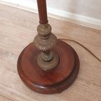 Vloerlamp - Staande Lamp - Empire Stijl - Mahonie- thumbnail 16