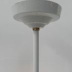 Art Deco Hanglamp Met Witte Glazen Bol thumbnail 8