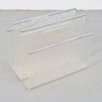 Vintage Lectuurbak Plexiglas Chroom Acrylic ‘60 Regency Rare thumbnail 6