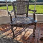 Oud Stevig Romantisch Frans Louis Xv Armstoeltje Izgs thumbnail 2