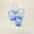 Four Flutes With Polished Flowers thumbnail 4