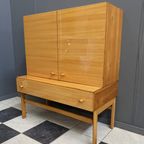 Jitona Highboard In Glossy Wood 1970S thumbnail 5