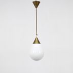 Art-deco Opaline Hanglamp Druppel thumbnail 2