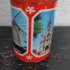 Vintage Blik Oranje Stroopwafels Met Foto'S Van Gouda thumbnail 2