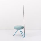 Rare Italian Design High Back Chair / Stoel / Kruk By Bonaldo From 1980’S thumbnail 4