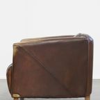 Tijdloze En Exclusieve Rundleren Aviator Design Fauteuil Met Een Unieke Kleurstelling thumbnail 5