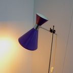 Dutch Design Purple Diabolo Floor Lamp, 1960S thumbnail 4