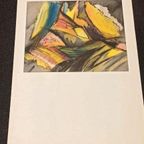 Vintage Origineel Aquarel Schilderij, Ingelijst thumbnail 7
