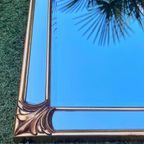 Grote Vintage Goud Vergulde Boogspiegel Deknudt thumbnail 4