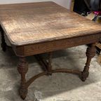 Henri Ii Solid Walnut Dining Table thumbnail 14