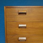 Vintage Tallboy Ladekast, Børge Mogensen Voor Søborg Møbelfabrik, Jaren 60 thumbnail 6