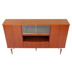 Vintage Highboard Buffetkast Dressoir In Teak, 1960S thumbnail 9