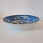 Vintage Japanse Schaal Met Een Pauw En Florale Afbeelding thumbnail 6