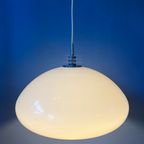 Mushroom Hanglamp - White Space Age Light Fixture thumbnail 5