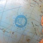 Retro Vintage Wereldbol Globe Lamp Tafellamp Klein Glas thumbnail 5