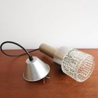 Vintage Hanglamp Chroom/Glas, Jaren '60 thumbnail 3