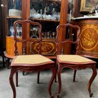 Paar Stoelen In Rococo Stijl. thumbnail 2