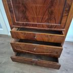 West-duitse Mahoniehouten Secretaire Uit 1830 – Biedermeier thumbnail 5