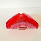 Vintage Glazen Schaal Mondgrblazen Kunst Glas Schaaltje thumbnail 7
