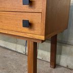 Vintage Kaptafel Met Spiegel. Sixties. Design. Retro. thumbnail 4