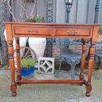 Klassieke Engelse Sidetable, Wandtafel, Console thumbnail 2