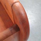 Brutalist Solid Pine Midcentury AWA Desk Vintage 70s thumbnail 6