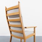 High Back Easy Lounge Chair / Fauteuil Ge 284a By Hans Wegner For Getama thumbnail 7