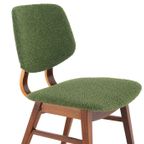 Set 4 Eetkamerstoelen Vintage Gestoffeerd 'velsen' Nederlands thumbnail 6