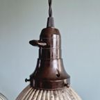 Lot De 3 Suspensions "Gal" En Verre Mercurisé, Années 1930 thumbnail 16
