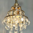 4 Beschikbaar ! Gemerkte Swarvski Hanglampen Vintage Kristal thumbnail 9