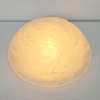 Vintage Peill & Putzler Plafondlamp Frosted Glas Lamp ´60 thumbnail 5