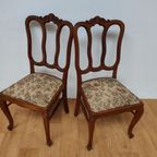 Vintage Landelijke Eettafelstoelen Eetkamerstoelen Stoelen Set Prijs thumbnail 2