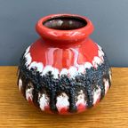 Schlossberg West Germany Fat Lava Vase 1960S thumbnail 6
