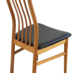 Set Van 6 Kai Kristiansen Stoelen Voor Schou Andersen Vintage 'lille Arden' thumbnail 10
