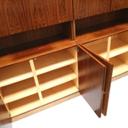 Xxl Hoog Vintage Dressoir / Wandmeubel – Palissander – Jaren ’60 thumbnail 2