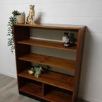 Vintage Midcentury Boekenkast | Wandkast | Retro thumbnail 8
