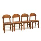 Set Van 4 Grenen Rainer Daumiller Eetkamerstoelen Gemaakt In De Jaren '70 thumbnail 3