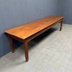 Grote Grenenhouten Kloostertafel Met Lades thumbnail 28