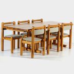 6x Deense Vintage Design Eetkamerstoelen thumbnail 7