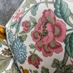 Vintage Gebloemd Cocktailstoel / Eenzit / Fauteuil thumbnail 6