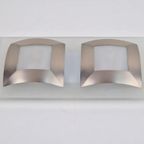 Vintage Wandlamp Vibia Design Postmodern ´80 Glas Metaal thumbnail 8